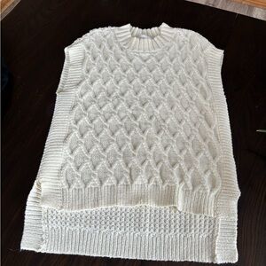 Dear John Cream Cable Knit Sweater